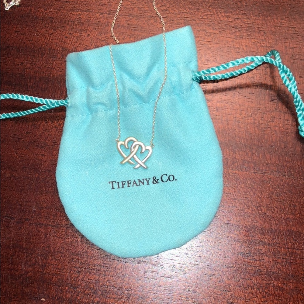 Tiffany Loving Heart Interlocking Pendant